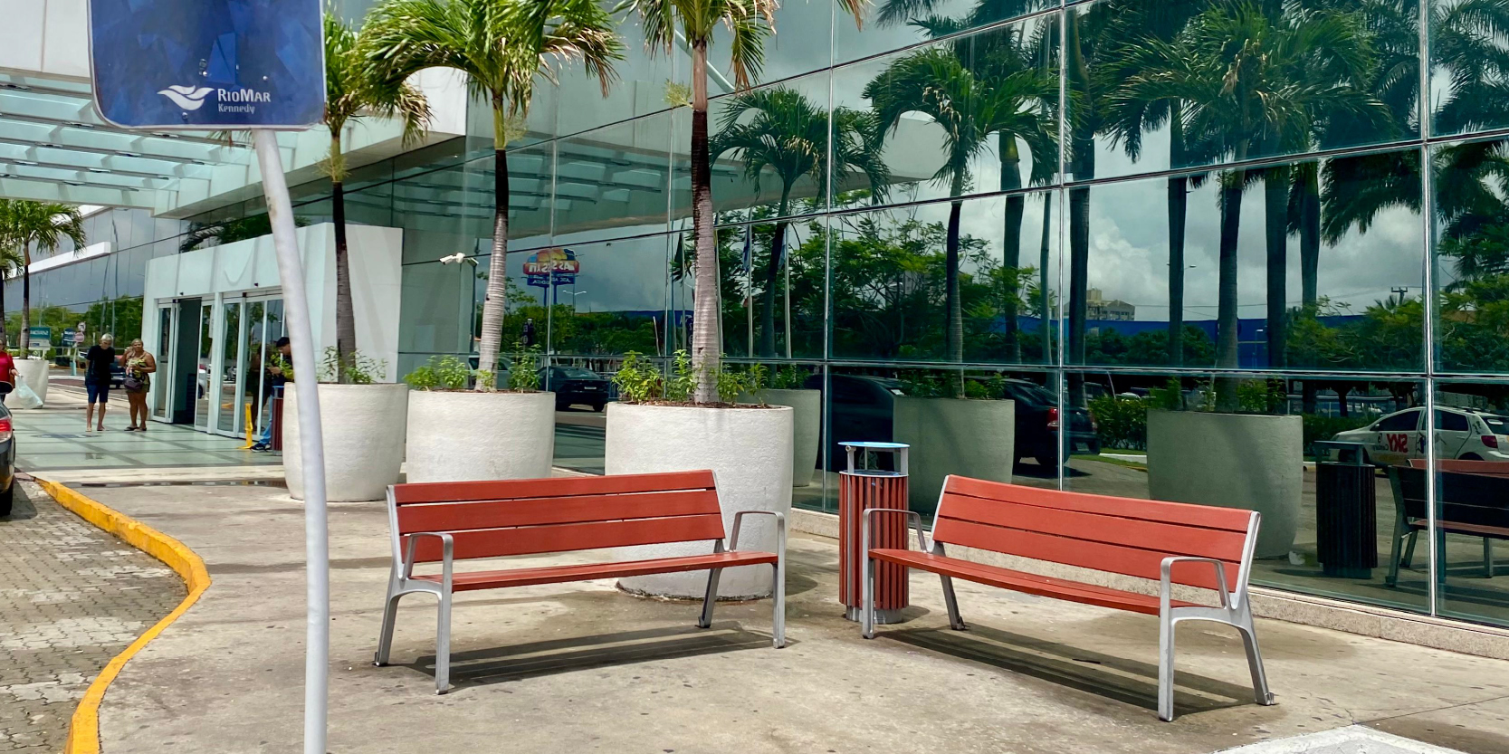 Espaço de Espera por Transportes de Aplicativo